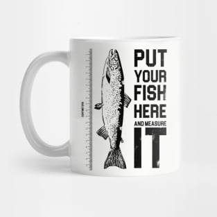 Amazing fish-sized t-shirt ideal for big fisherman Mug